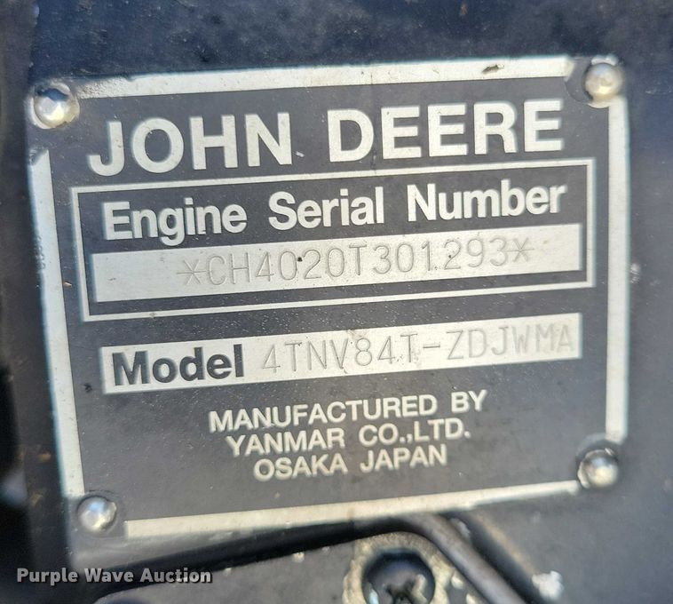 image for item DX7161 2014 John Deere 1600 Turbo Series II lawn mower