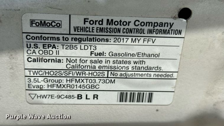 image for item DY0356 2017 Ford Explorer XLT SUV