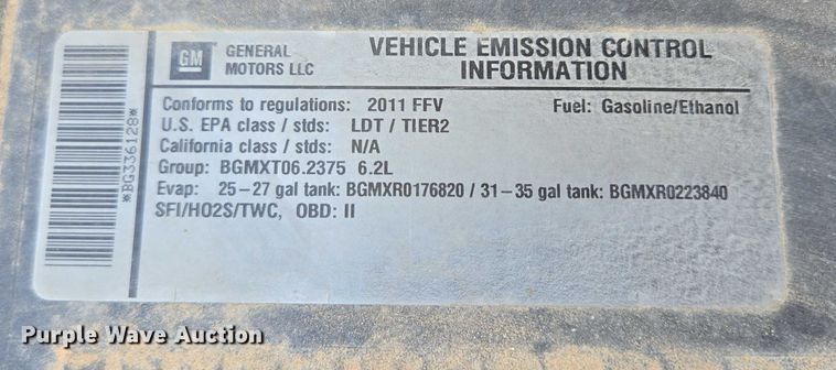 image for item DY0967 2011 GMC Sierra 1500 Crew Cab pickup truck