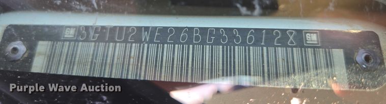 image for item DY0967 2011 GMC Sierra 1500 Crew Cab pickup truck