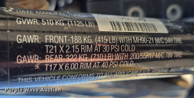 image for item DY0970 2008 Harley-Davidson Softail Custom motorcycle