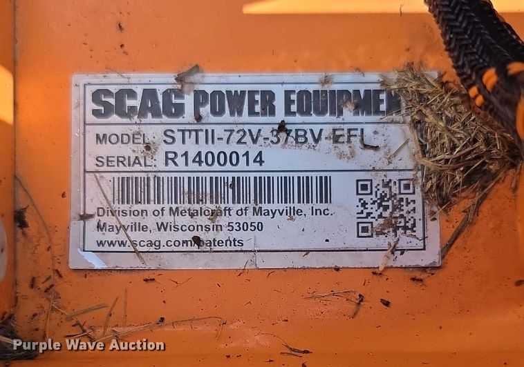 image for item DZ6001 Scag Turf Tiger ZTR lawn mower