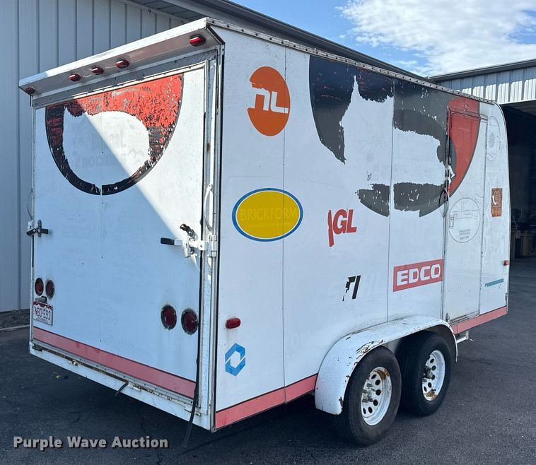 image for item DZ8676 2001 MightyMover Trailers enclosed cargo trailer