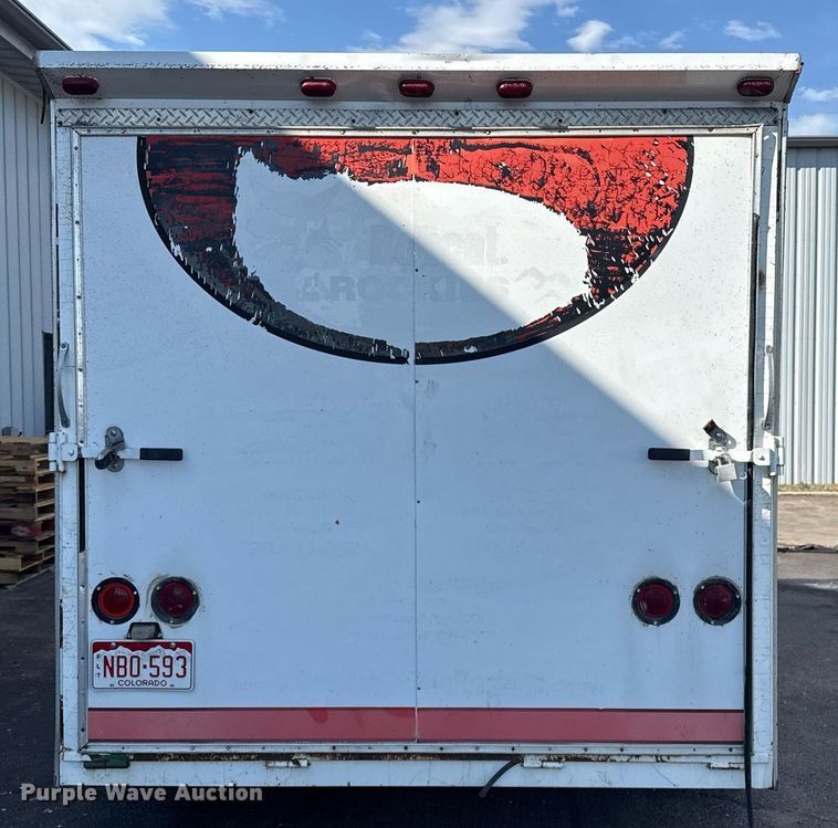 image for item DZ8676 2001 MightyMover Trailers enclosed cargo trailer