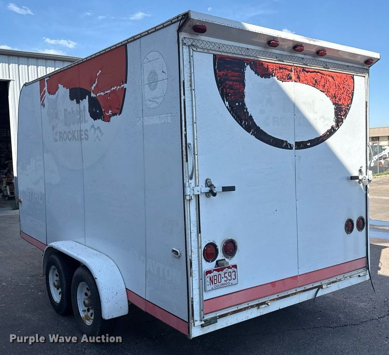 image for item DZ8676 2001 MightyMover Trailers enclosed cargo trailer