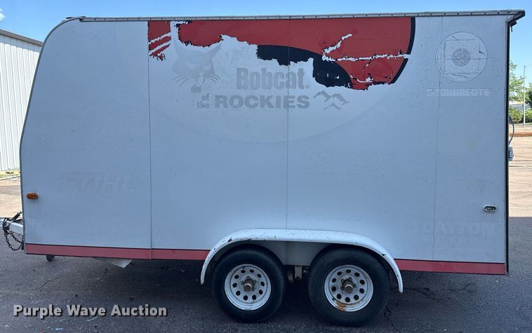 image for item DZ8676 2001 MightyMover Trailers enclosed cargo trailer