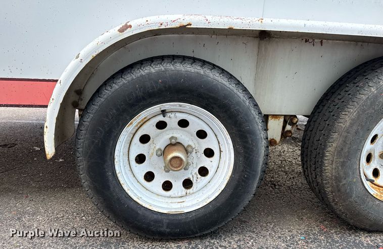 image for item DZ8676 2001 MightyMover Trailers enclosed cargo trailer