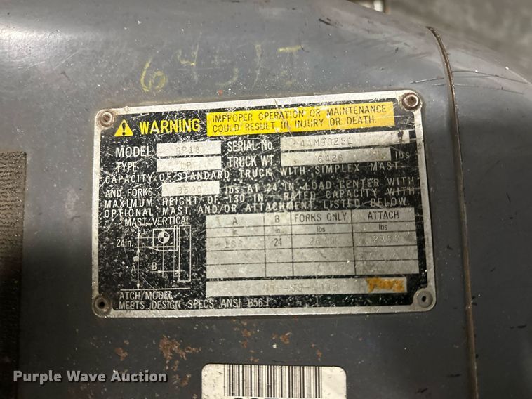 image for item EB2776 Caterpillar GP18 forklift
