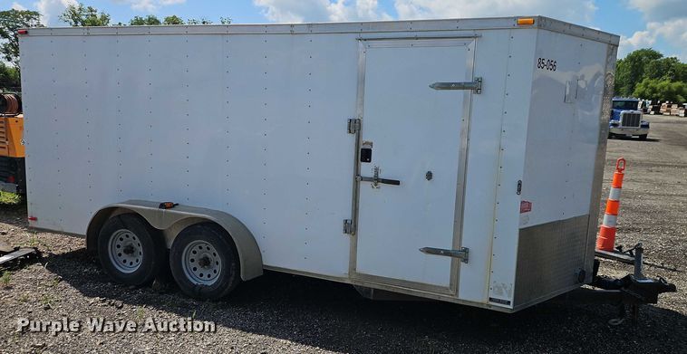 image for item EB8166 2016 MTPA  ProStar Windbreaker enclosed cargo trailer