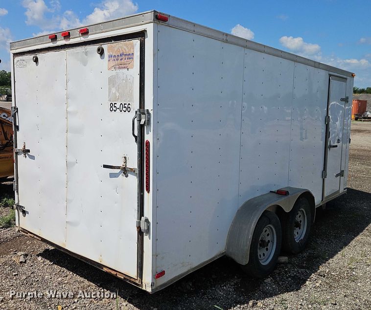 image for item EB8166 2016 MTPA  ProStar Windbreaker enclosed cargo trailer
