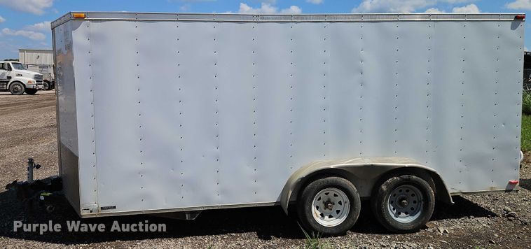 image for item EB8166 2016 MTPA  ProStar Windbreaker enclosed cargo trailer
