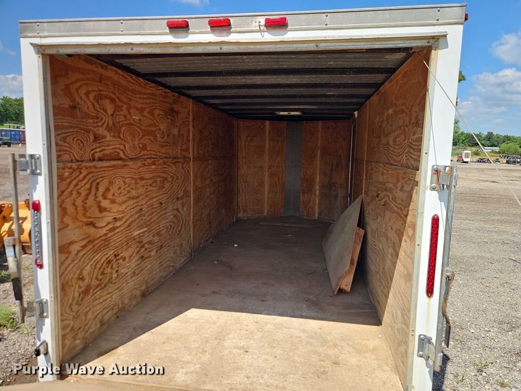 image for item EB8166 2016 MTPA  ProStar Windbreaker enclosed cargo trailer