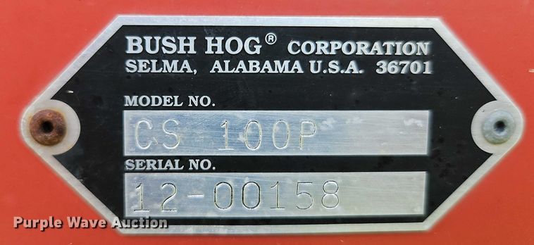 image for item EB8171 Bush Hog CS 100P wood chipper