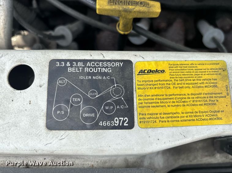 image for item EC3730 2000 Dodge Caravan van