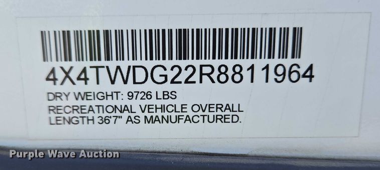 image for item EC4301 2024 Forest River Wildwood camper