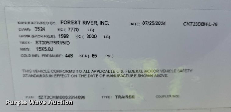 image for item EC4303 2025 Forest River Cherokee camper
