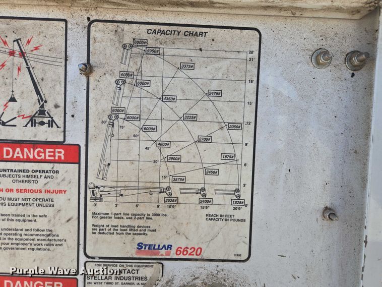 image for item ED2132 2006 International 4300 utility / service truck