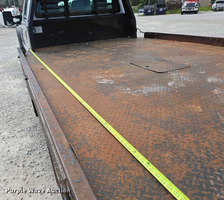 image for item ED2137 2013 Ford F550 Super Duty Crew Cab flatbed truck