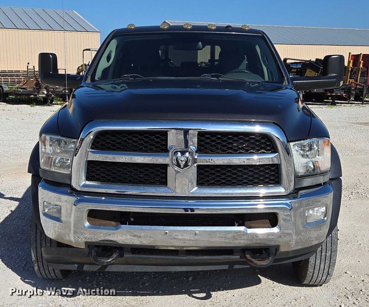 image for item ED2138 2016 Dodge Ram 5500 Crew Cab flatbed truck