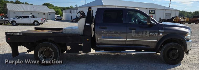 image for item ED2138 2016 Dodge Ram 5500 Crew Cab flatbed truck
