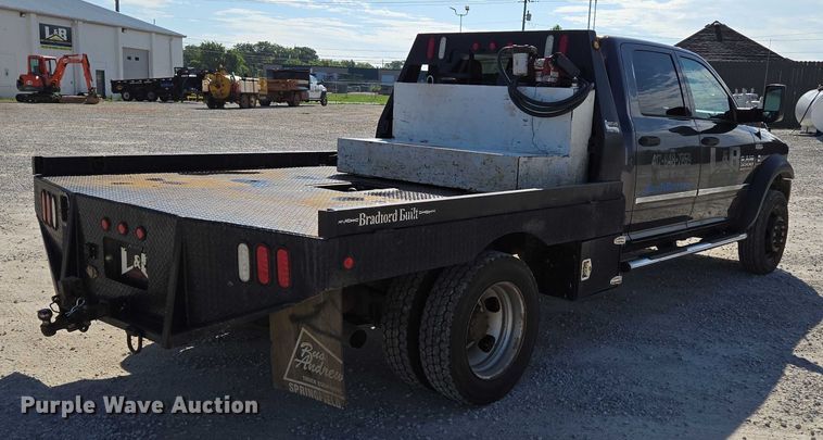 image for item ED2138 2016 Dodge Ram 5500 Crew Cab flatbed truck