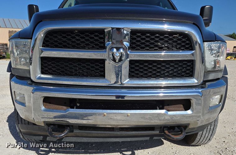 image for item ED2138 2016 Dodge Ram 5500 Crew Cab flatbed truck