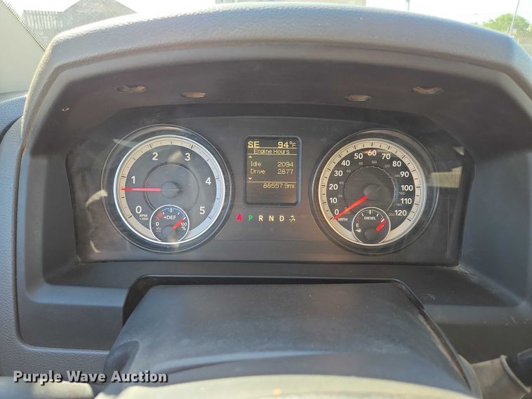 image for item ED2138 2016 Dodge Ram 5500 Crew Cab flatbed truck