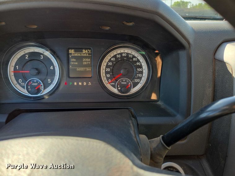 image for item ED2138 2016 Dodge Ram 5500 Crew Cab flatbed truck