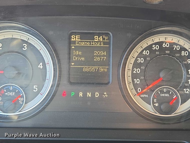 image for item ED2138 2016 Dodge Ram 5500 Crew Cab flatbed truck