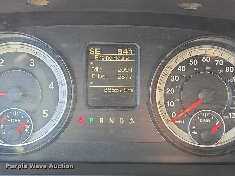 image for item ED2138 2016 Dodge Ram 5500 Crew Cab flatbed truck