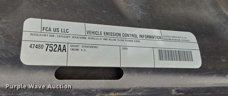 image for item ED2138 2016 Dodge Ram 5500 Crew Cab flatbed truck