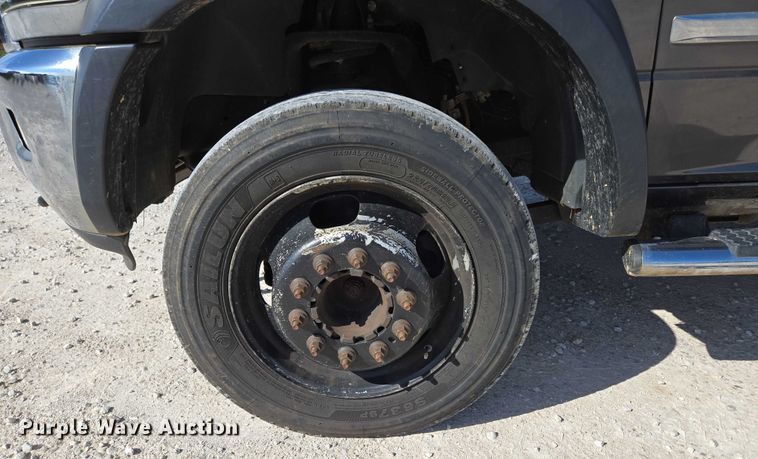 image for item ED2138 2016 Dodge Ram 5500 Crew Cab flatbed truck