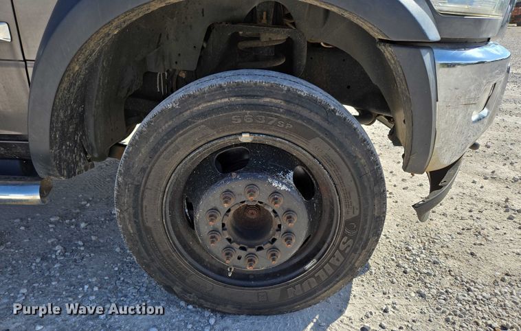 image for item ED2138 2016 Dodge Ram 5500 Crew Cab flatbed truck