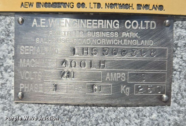 image for item EF1694 (2) A.E.W bandsaws