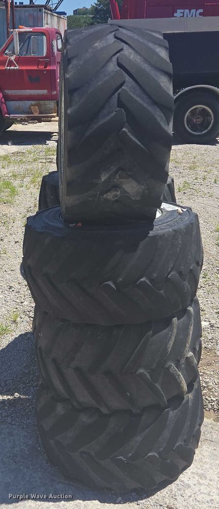 image for item EF1706 (8) 13x15.50-15 tires and wheels