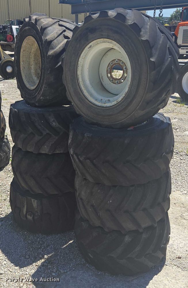image for item EF1706 (8) 13x15.50-15 tires and wheels