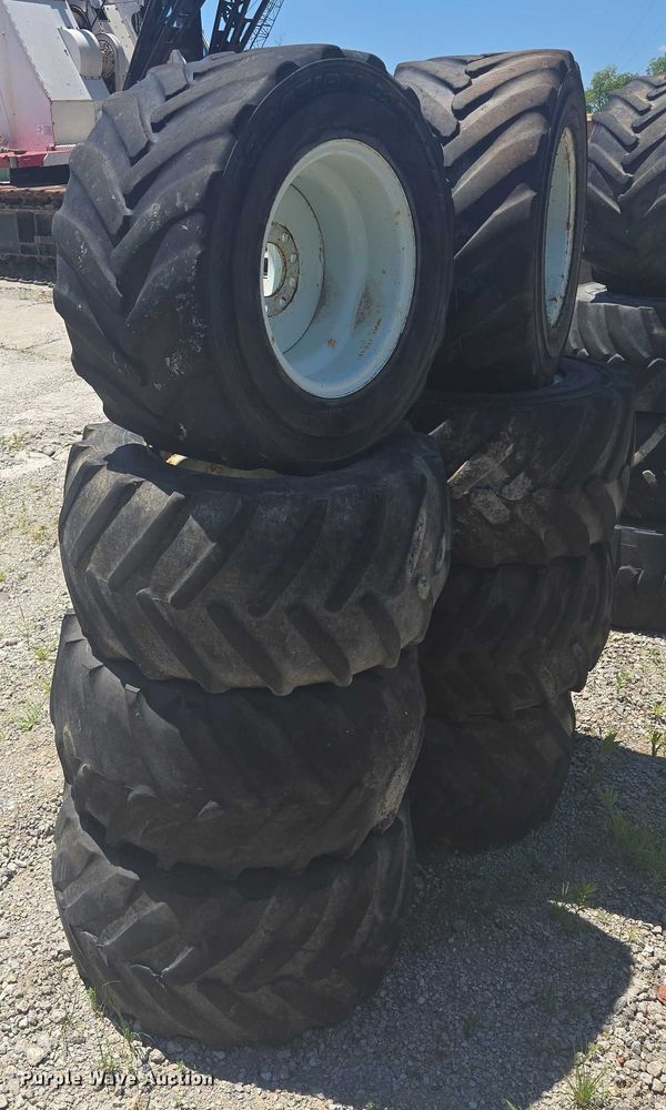 image for item EF1707 (8) 13x15.50-15 tires and wheels