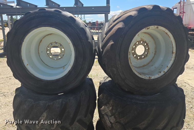 image for item EF1707 (8) 13x15.50-15 tires and wheels