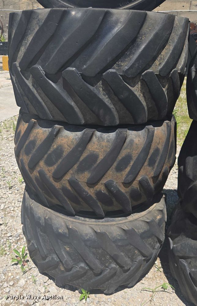 image for item EF1707 (8) 13x15.50-15 tires and wheels