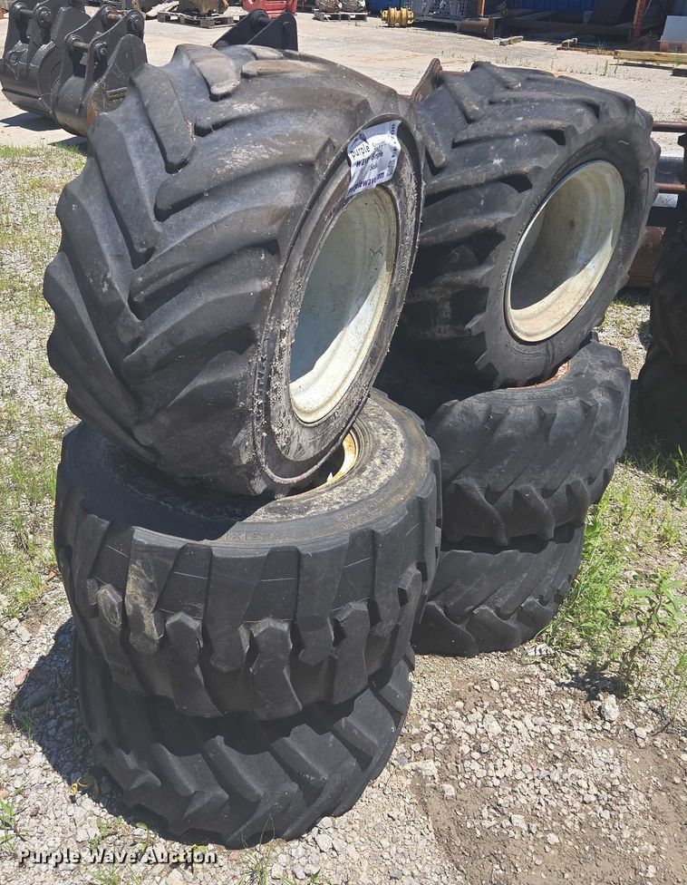 image for item EF1708 (6) 13x15.50-15 tires and wheels