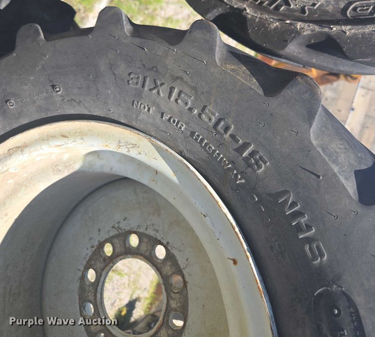 image for item EF1708 (6) 13x15.50-15 tires and wheels