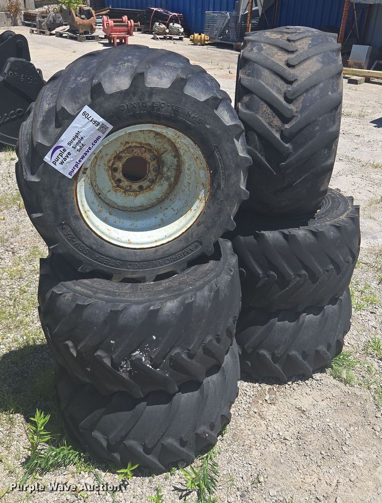 image for item EF1709 (6) 31x15.50-14 tires and wheels