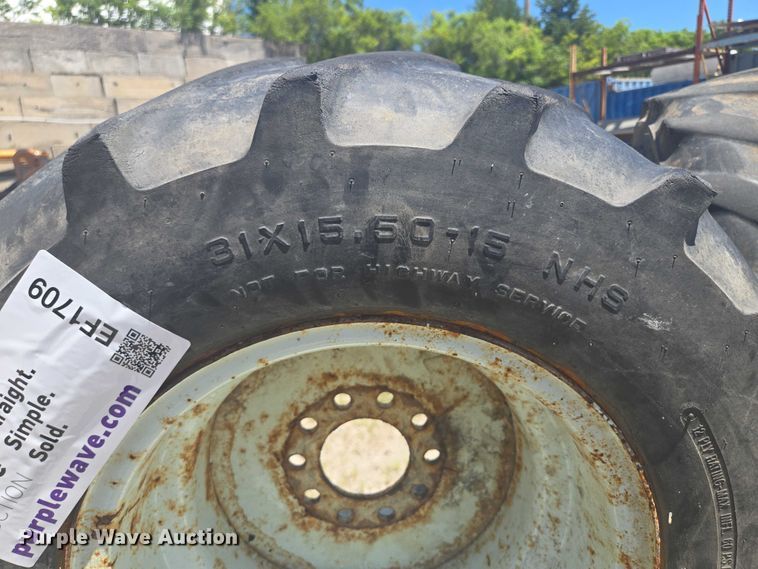 image for item EF1709 (6) 31x15.50-14 tires and wheels
