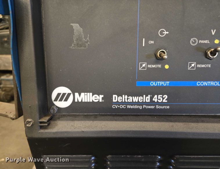 image for item EF1717 Miller Deltaweld 452 welder/generator