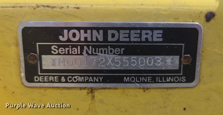 image for item EF1780 1980 John Deere 850 tractor