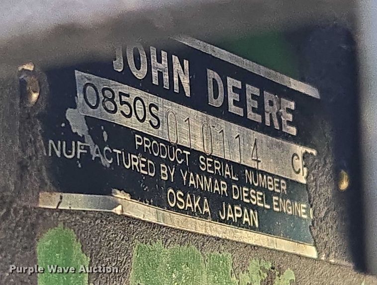 image for item EF1780 1980 John Deere 850 tractor