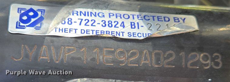 image for item EF1784 2002 Yamaha V Star 1100 motorcycle