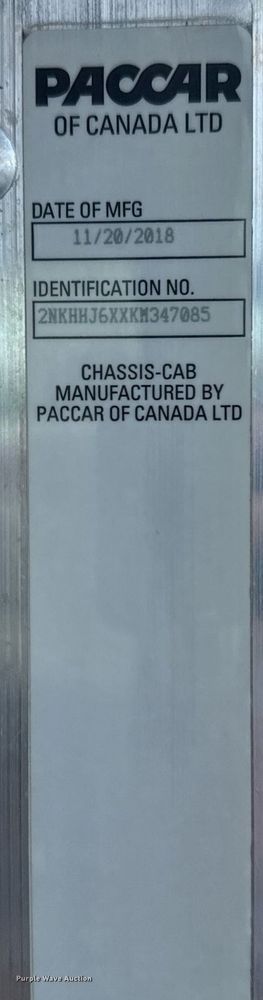 image for item EG5997 2019 Kenworth T370 box truck