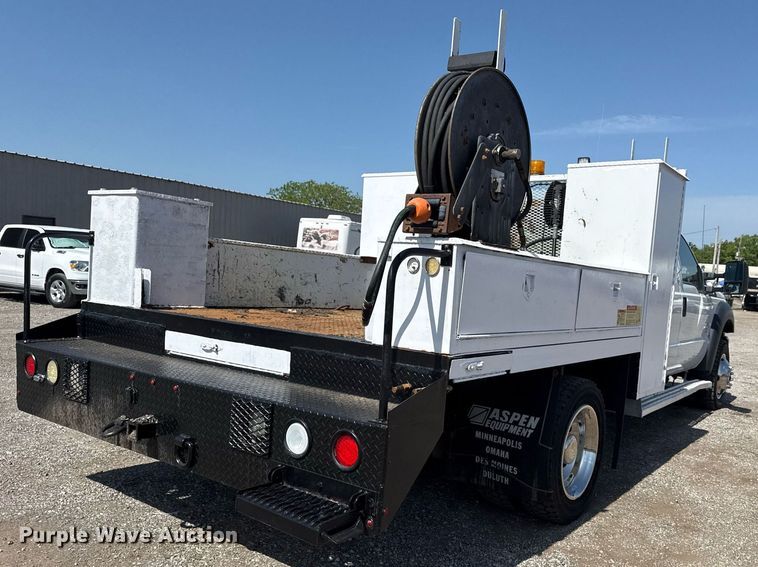 image for item EG6013 2013 Ford F550 Crew Cab flatbed truck