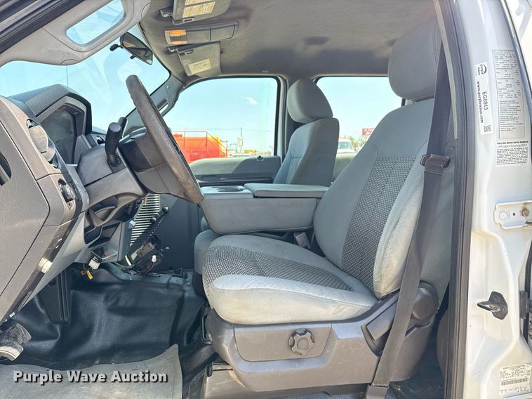 image for item EG6013 2013 Ford F550 Crew Cab flatbed truck